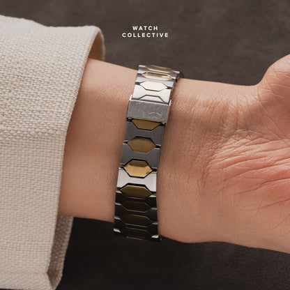 Vacheron Constantin Historiques 222 Two tone Steel Bracelet 24mm Quartz 60001