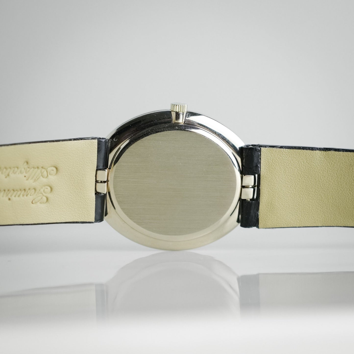 Patek Philippe Ellipse 'Oval' 18K White Gold Blue Dial 3598G Manual Winding