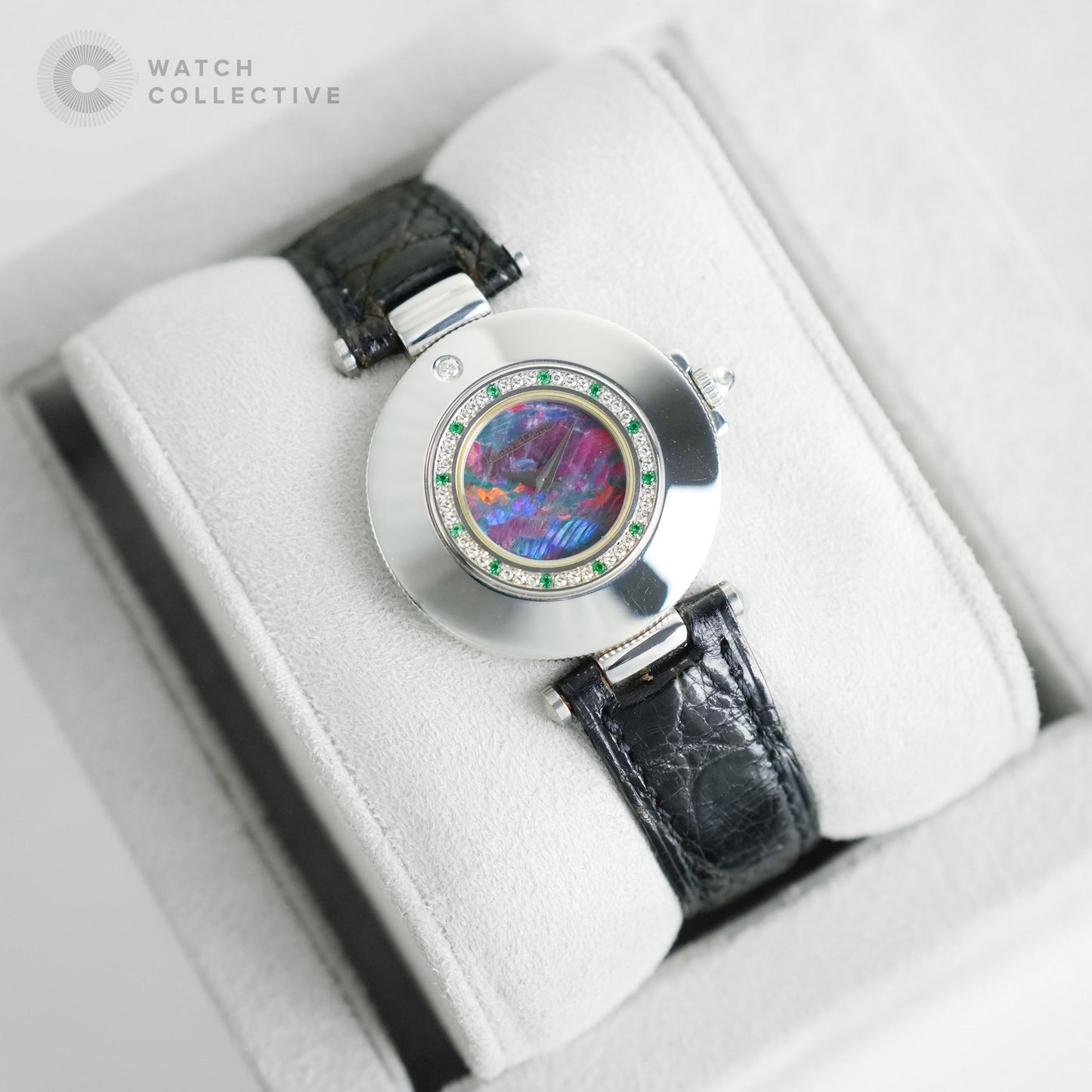 Jaeger-LeCoultre Rendez Vous 18k White Gold Opal dial 30mm quartz 421.3.09