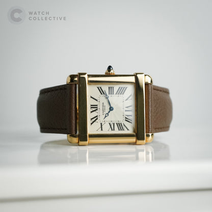 Cartier Tank Chinoise 18k Rose Gold 28mm x 29mm Manual 2684G