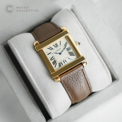 Cartier Tank Chinoise 18k Rose Gold 28mm x 29mm Manual 2684G