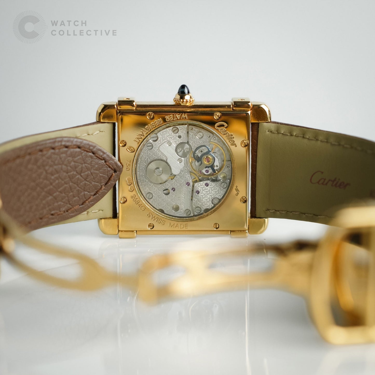 Cartier Tank Chinoise 18k Rose Gold 28mm x 29mm Manual 2684G