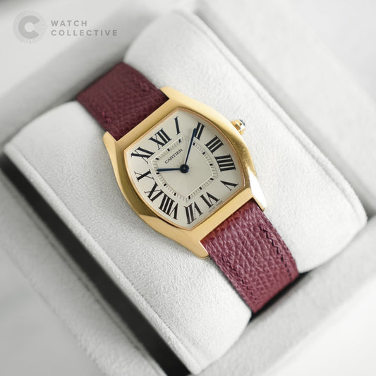 Cartier Tortue Rose Gold 31mm Manual Winding W1556362