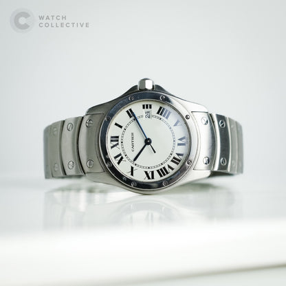 Cartier Santos Ronde Stainless steel quartz 33mm 15611