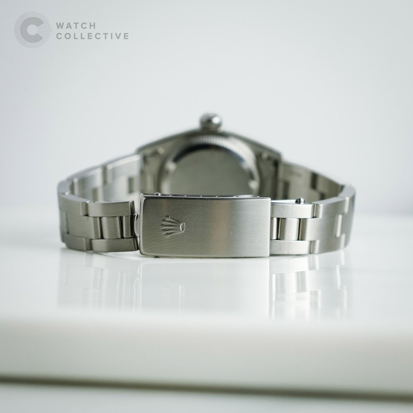 Rolex Oyster Perpetual Salmon dial stainless steel automatic 24mm 67180