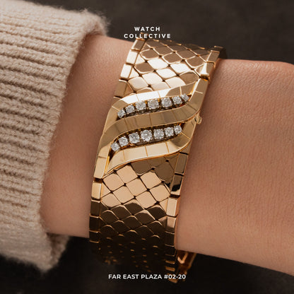 Gubelin Secret Watch 18k Yellow Gold 21mm Manual