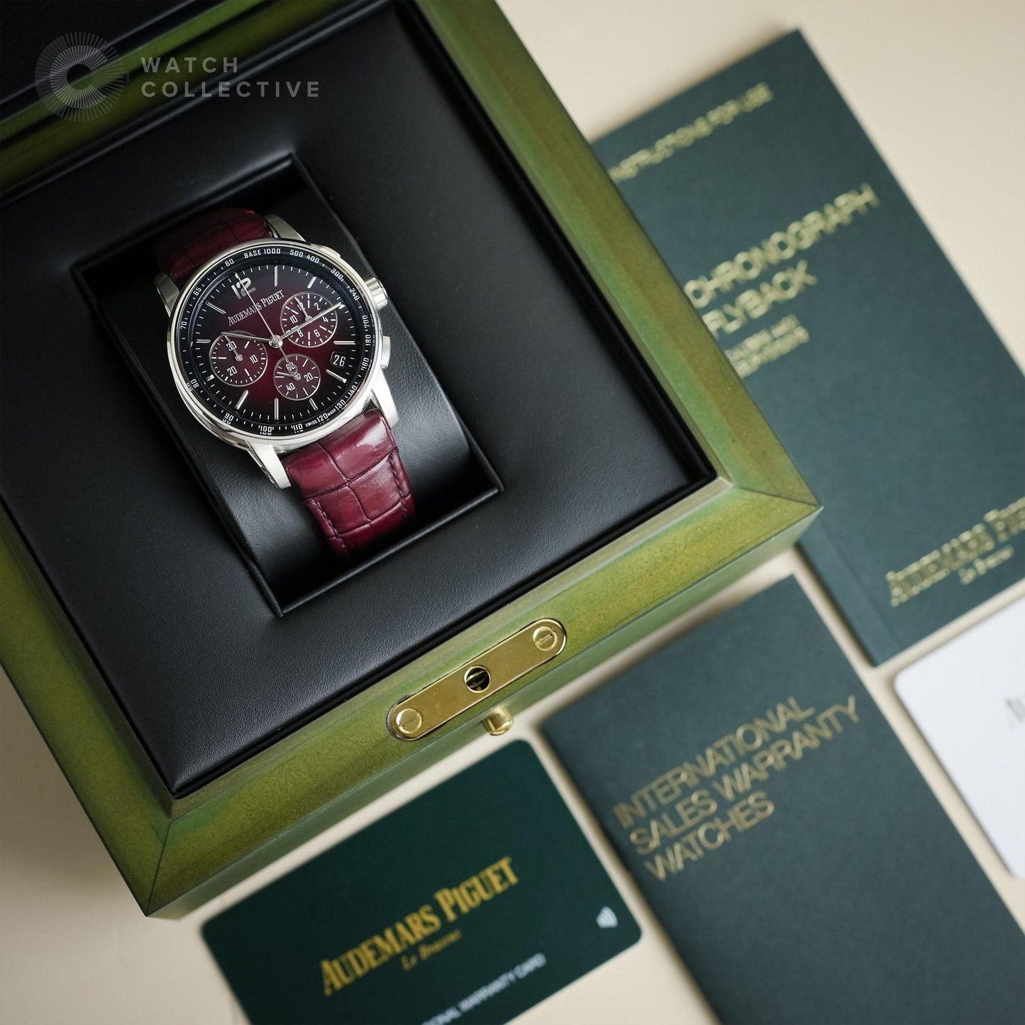 Audemars Piguet Code 11.59 Chronograph Burgundy Dial 41mm automatic 26393BC