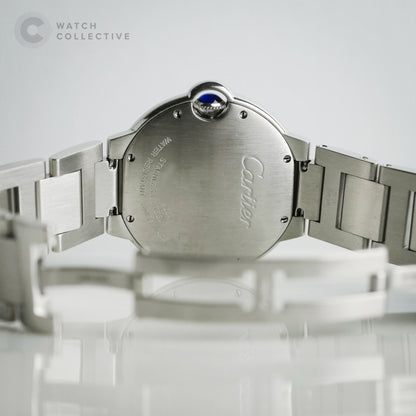 Cartier Ballon Bleu stainless steel white dial 36mm quartz 3005