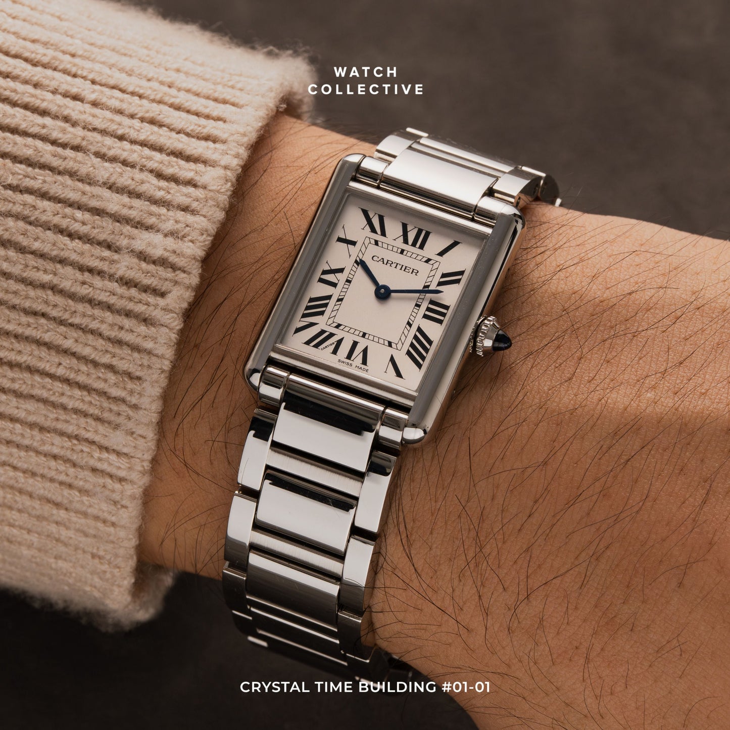 Cartier Tank Must Stainless Steel 25mm Quartz WSTA0092