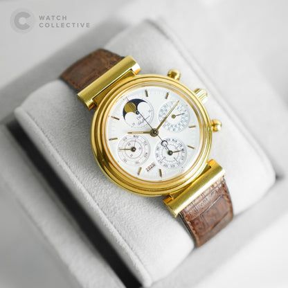 IWC Da Vinci Perpetual Calendar 18K yellow gold 38mm automatic IW3750