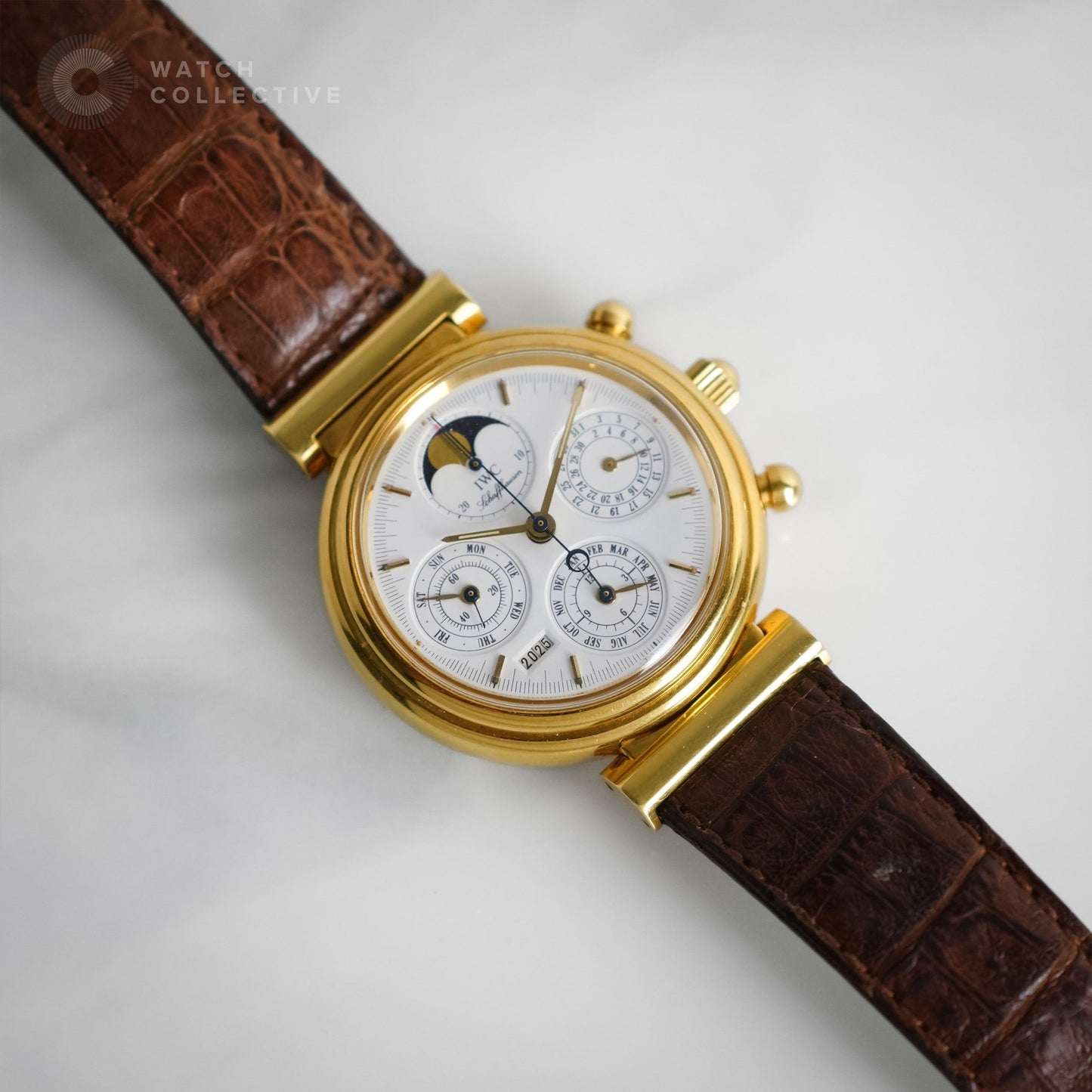 IWC Da Vinci Perpetual Calendar 18K yellow gold 38mm automatic IW3750