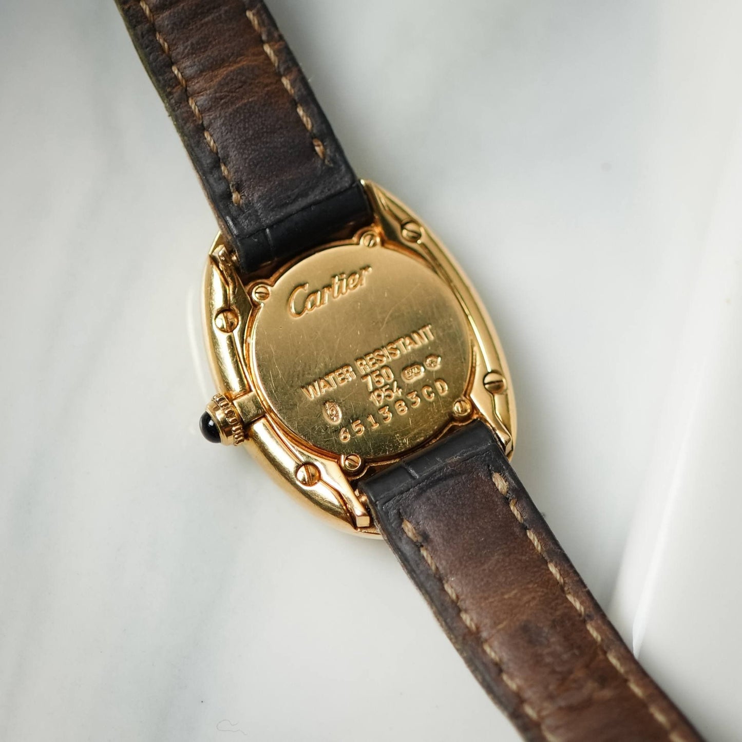Cartier Baignoire 18k yellow gold 31x22.5mm quartz 1954