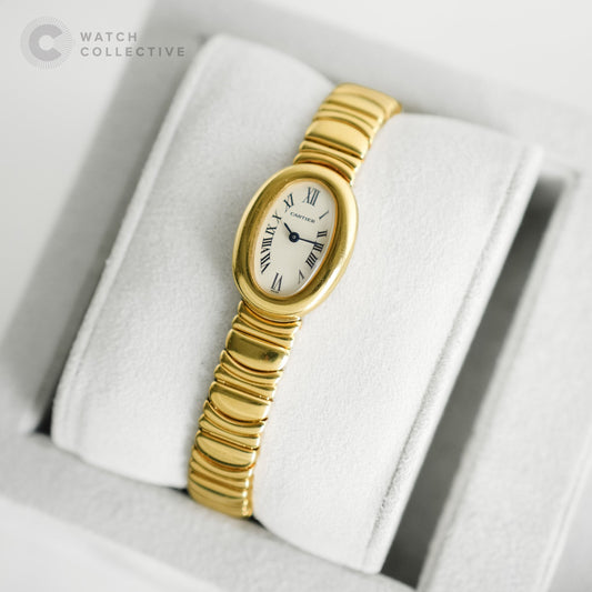 Cartier Baignoire 18k Yellow gold 18mm quartz 2368