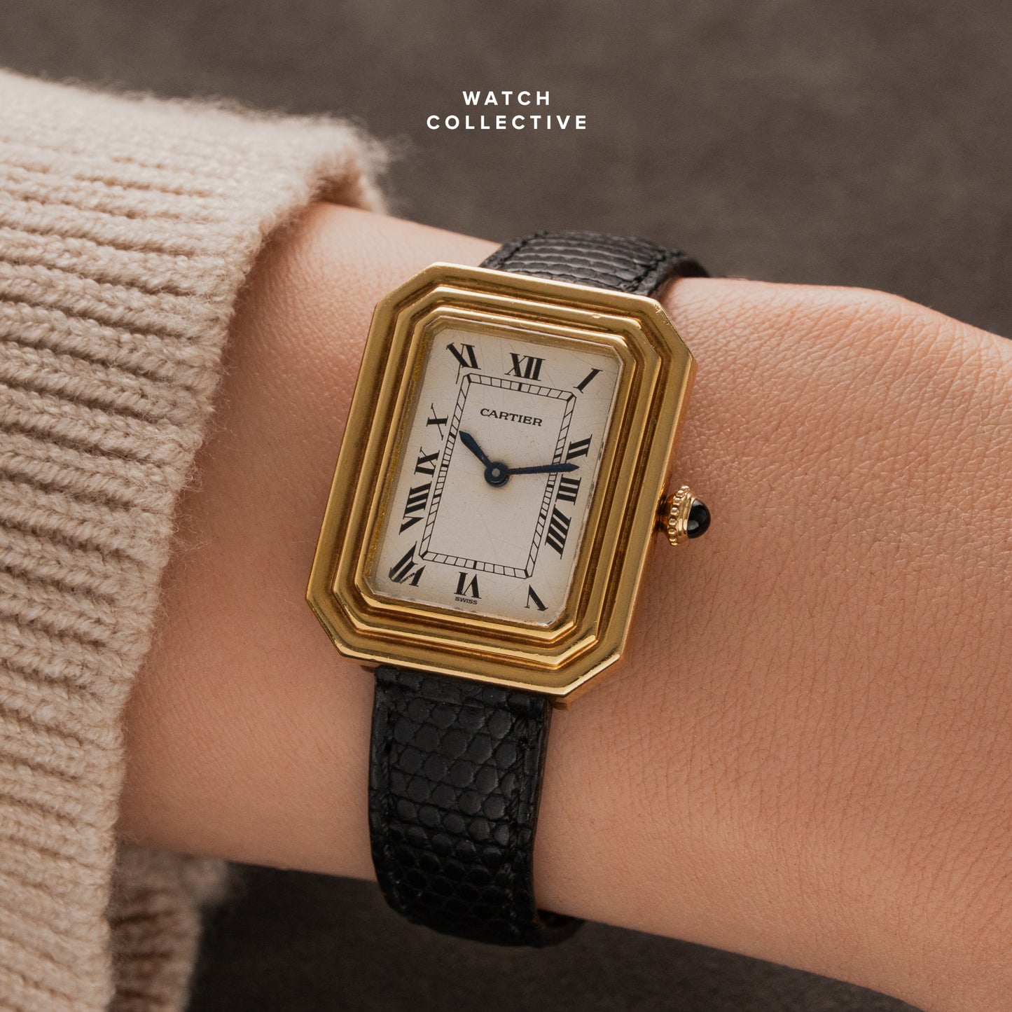 Cartier Cristallor 18k Yellow gold 24x30mm manual 78095