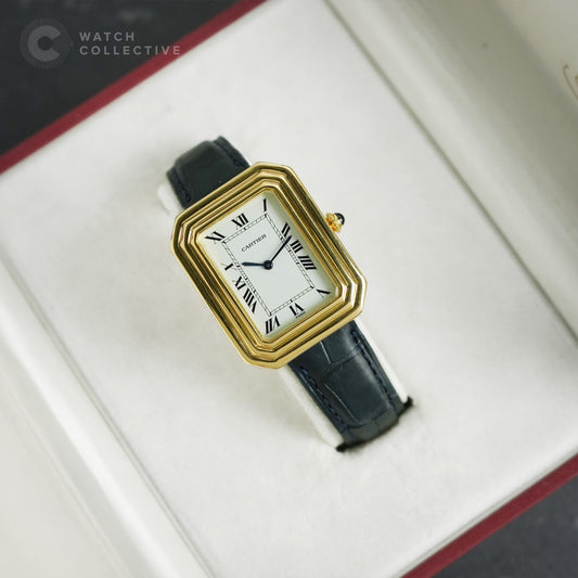 Cartier Jumbo Cristallor 18k Yellow gold 28x35mm manual 78096