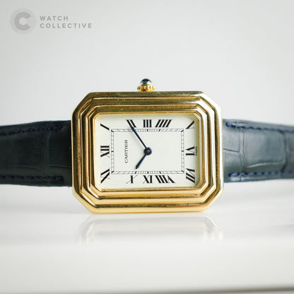 Cartier Jumbo Cristallor 18k Yellow gold 28x35mm manual 78096