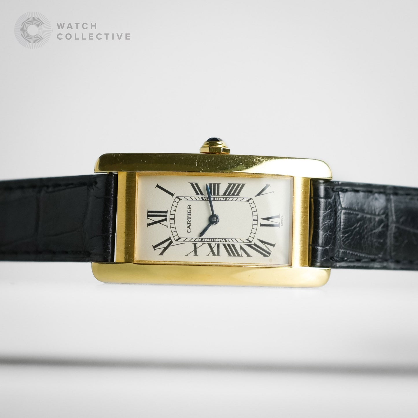 Cartier Tank Americaine 18k Yellow Gold 22mm Quartz 1720