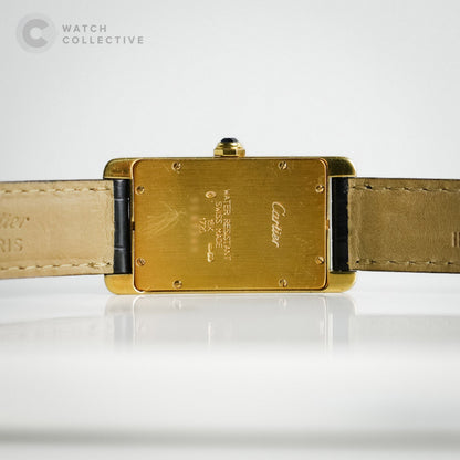 Cartier Tank Americaine 18k Yellow Gold 22mm Quartz 1720