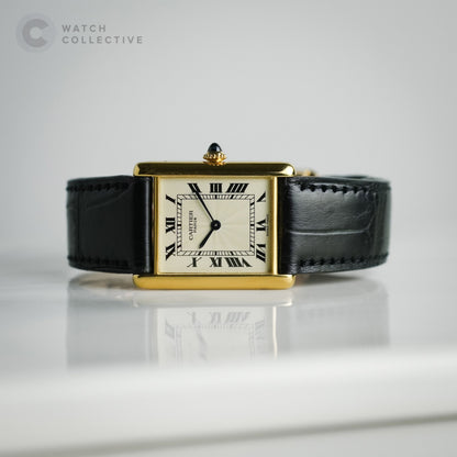 Cartier Tank CPCP 18k Yellow Gold 23.5 x 30 mm Manual 1600