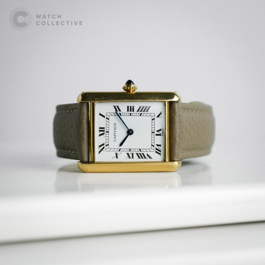 Cartier Tank Louis Paris 18k yellow gold 23x30mm manual 78086
