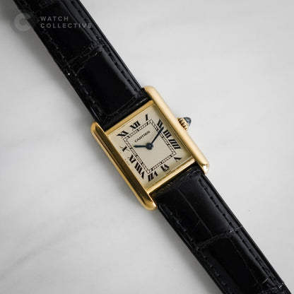 Cartier Tank Louis 18k Yellow gold 20x28mm manual 878087