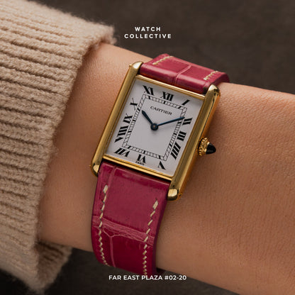 Cartier Tank Louis 18k Yellow Gold 23x30mm manual 78086