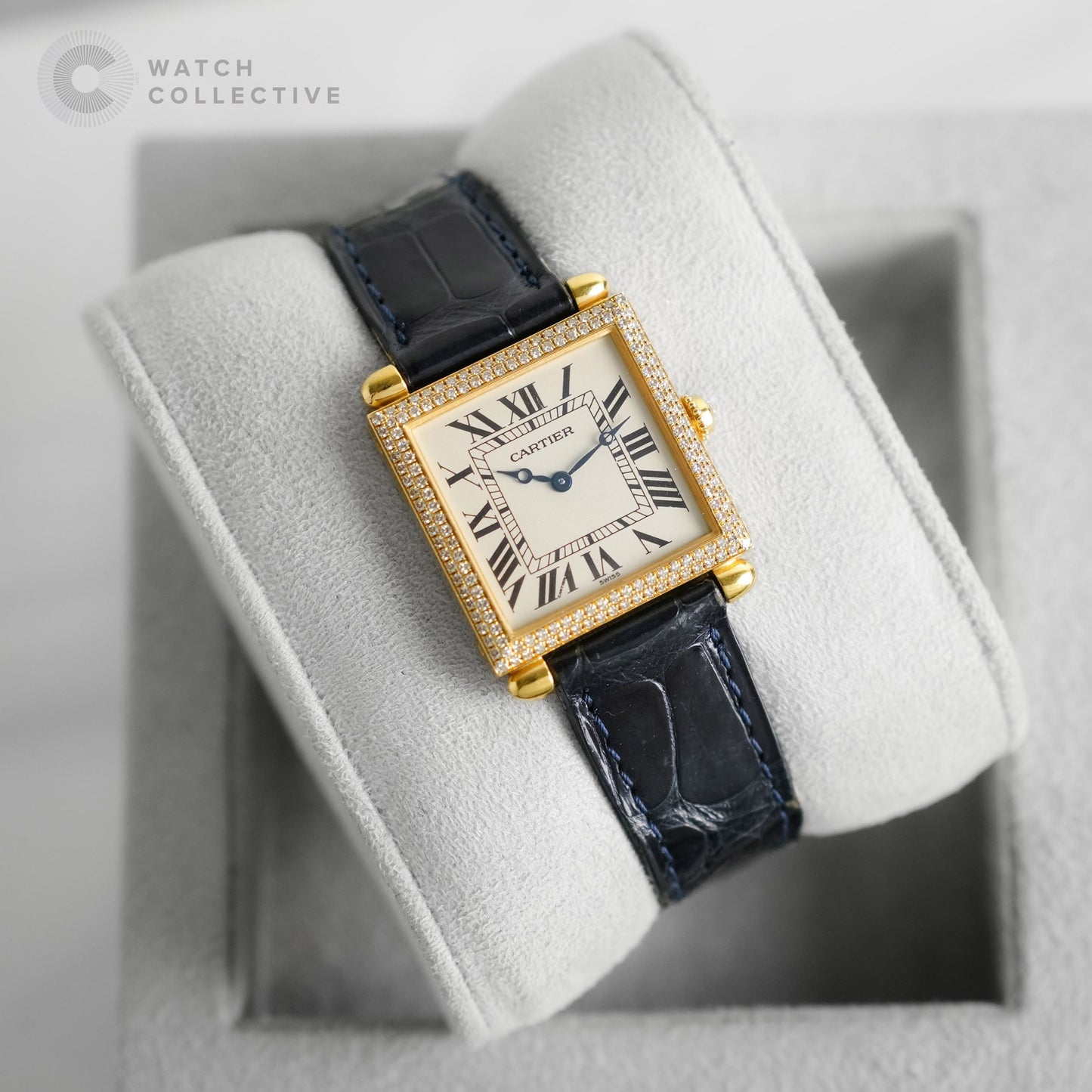 Cartier Tank Obus 'Diamonds' 25mm Quartz 1630