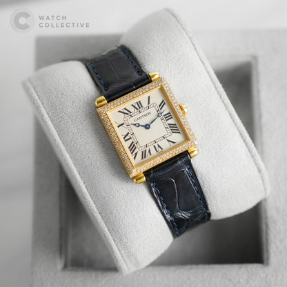 Cartier Tank Obus 'Diamonds' 25mm Quartz 1630