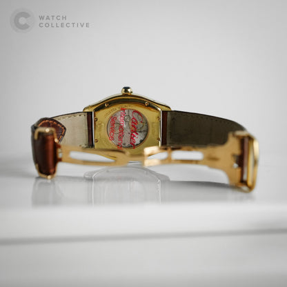Cartier Tortue CPCP 18k Yellow Gold 34mm Manual 2496D