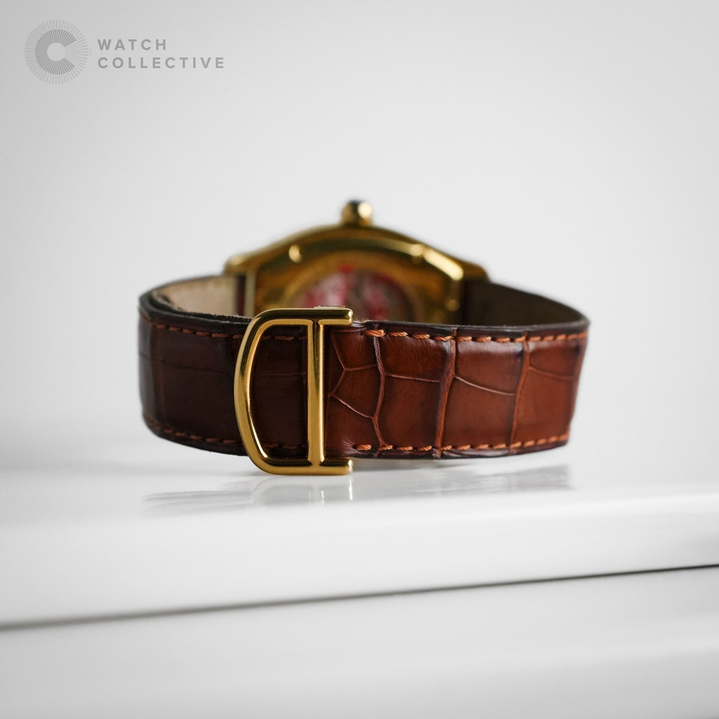 Cartier Tortue CPCP 18k Yellow Gold 34mm Manual 2496D