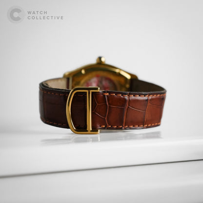 Cartier Tortue CPCP 18k Yellow Gold 34mm Manual 2496D