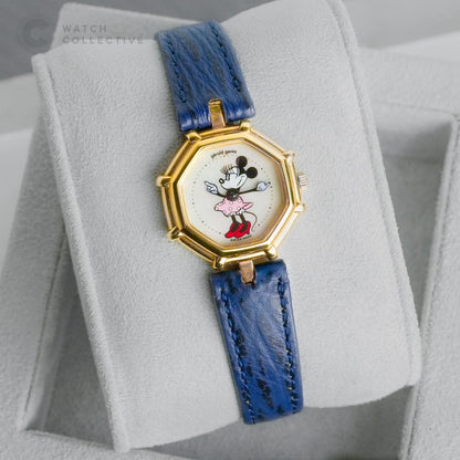 Gerald Genta Success 18k Yellow Gold Minnie Mouse MOP 25mm quartz G.3299.7