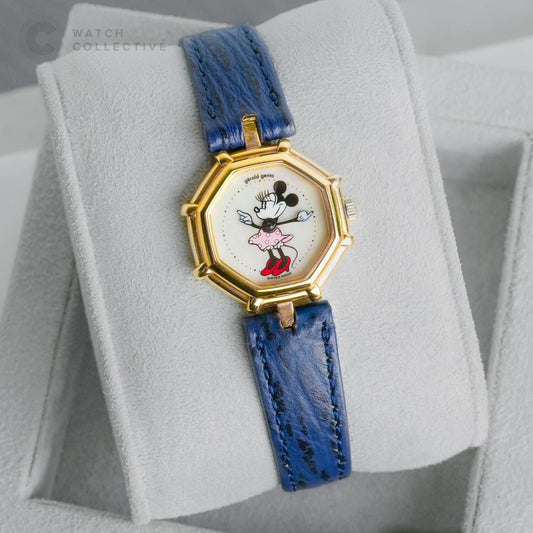 Gerald Genta Success 18k Yellow Gold Minnie Mouse MOP 25mm quartz G.3299.7