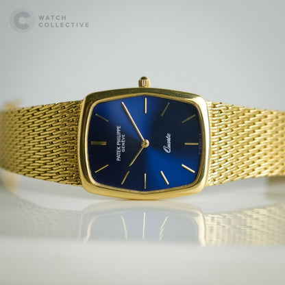 Patek Philippe Ellipse 18k Yellow gold 26x31mm quartz 3856