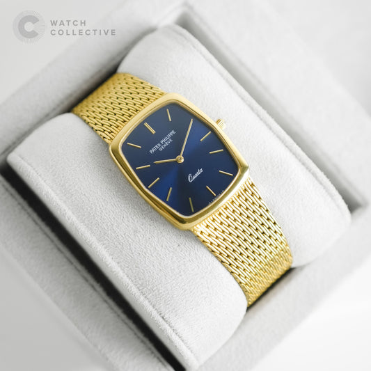 Patek Philippe Ellipse 18k Yellow gold 26x31mm quartz 3856