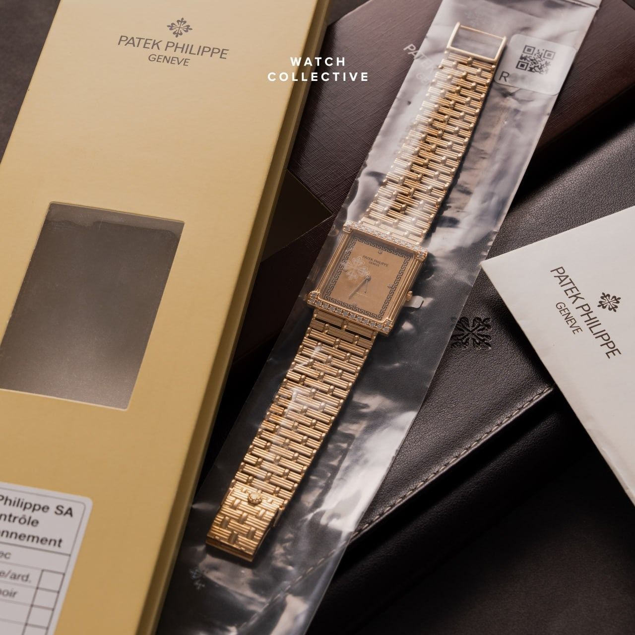 Patek Philippe Les Grecques 18k Yellow Gold Fully Sealed 25mm Quartz 3976/1J