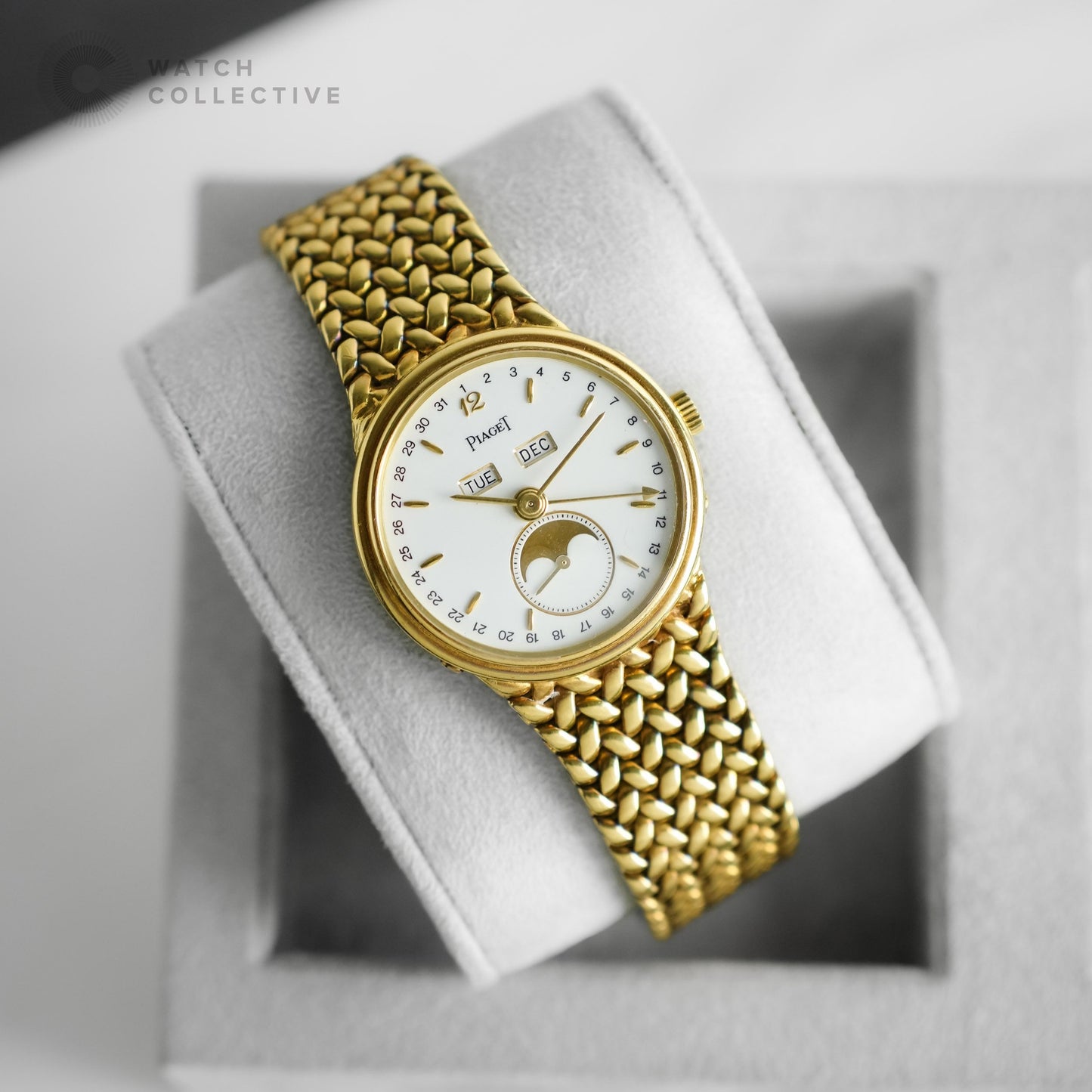 Piaget Triple Calendar 18k Yellow Gold 33mm Manual 15908 D 8S