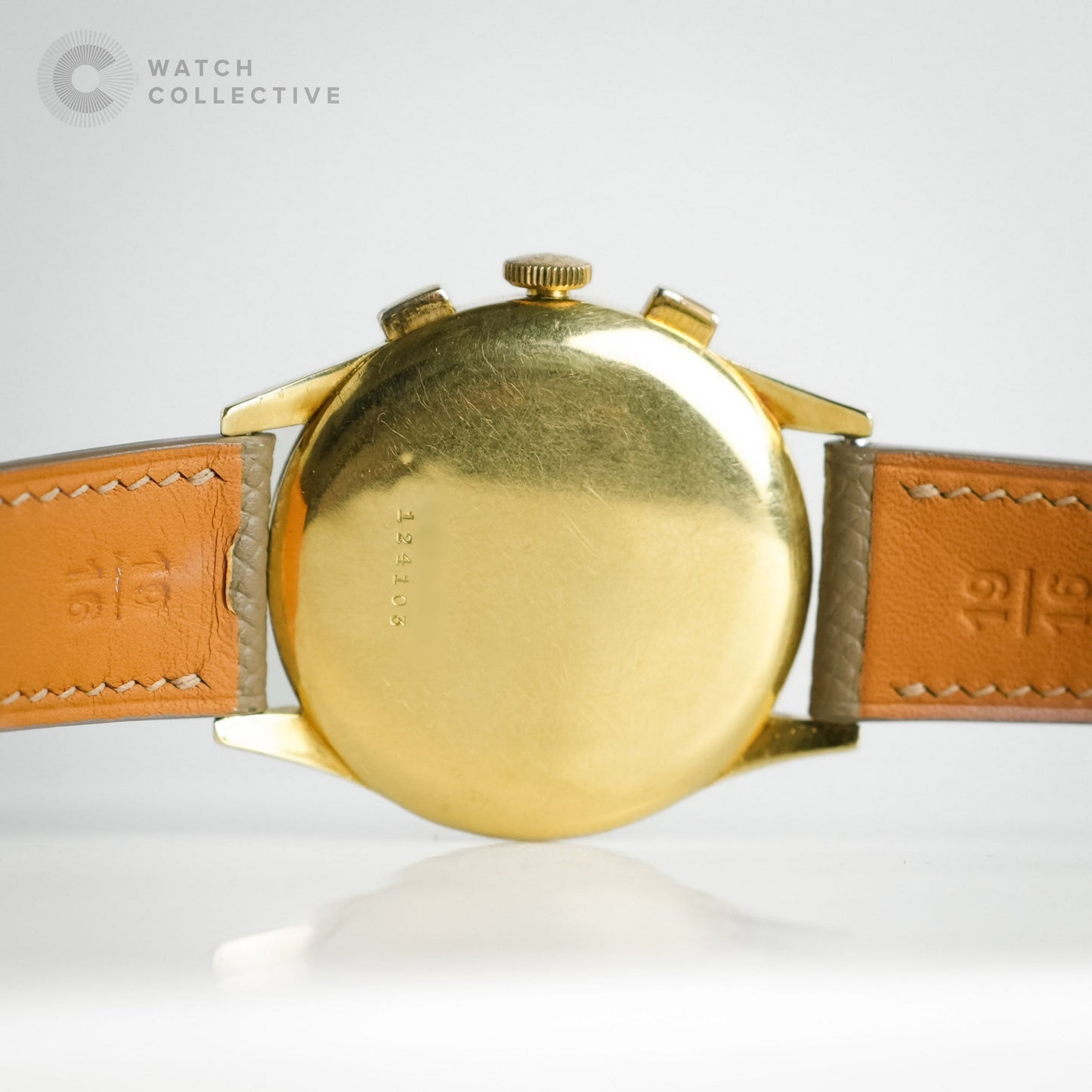 Universal Geneve Uni-Compax Chronograph 18k Yellow Gold 37mm Manual 124103