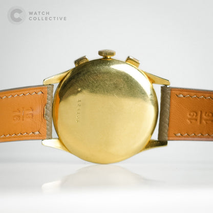 Universal Geneve Uni-Compax Chronograph 18k Yellow Gold 37mm Manual 124103