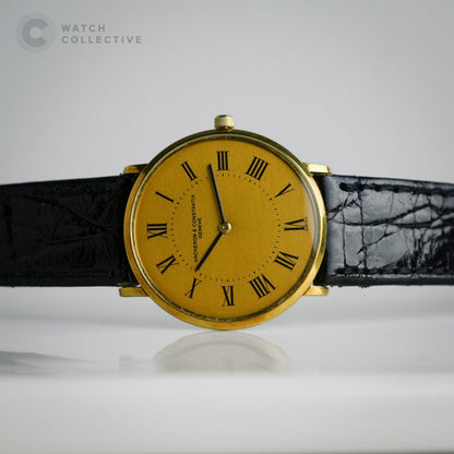 Vacheron Constantin Patrimony Ultra Slim 18K Yellow Gold Vintage Dress Watch 30mm Manual 6714