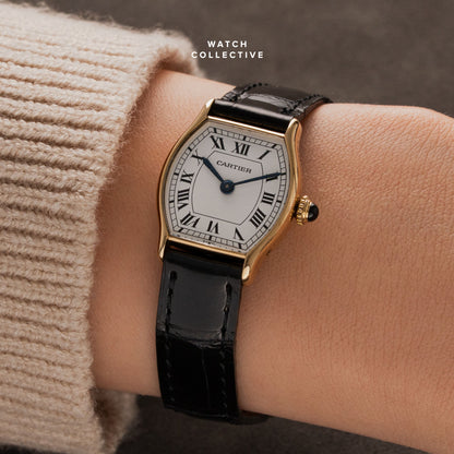 Cartier Tortue Paris Dial 18k Yellow Gold 21mm Manual 78247