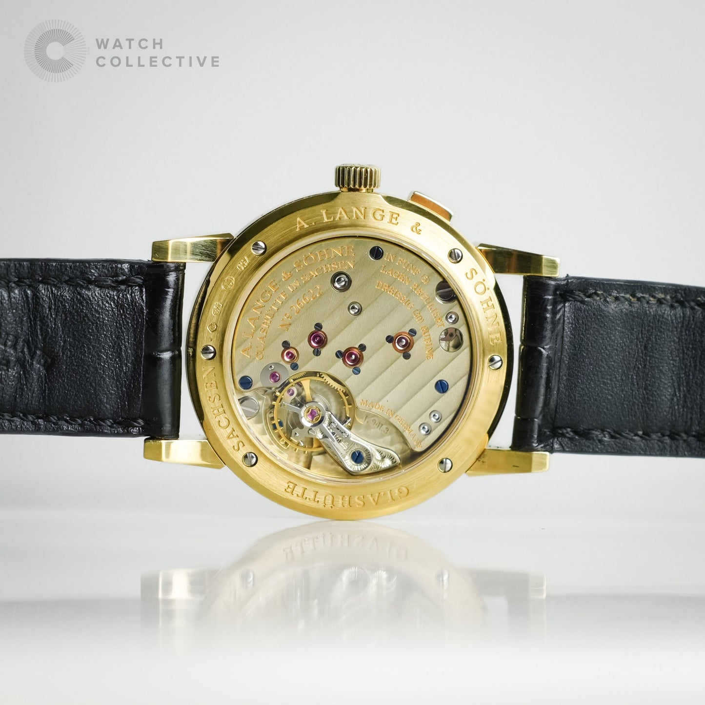 A. Lange & Söhne Saxonia 18k Yellow gold 34mm manual winding 105.022