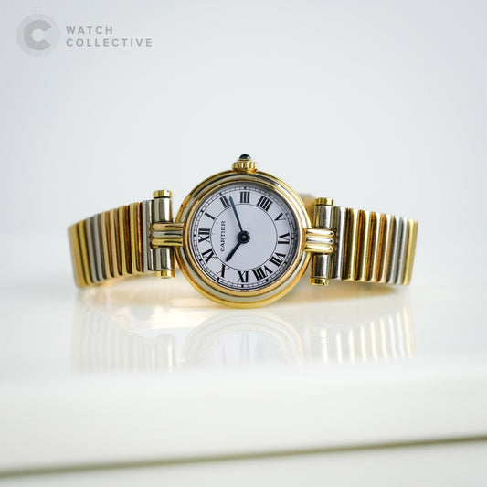 Cartier Trinity Tri-Colour on bracelet quartz 18k yellow gold 21.5mm 66908
