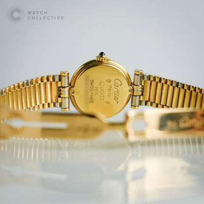 Cartier Trinity Tri-Colour on bracelet quartz 18k yellow gold 21.5mm 66908