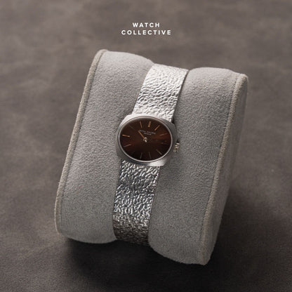 Patek Philippe Ellipse Tropical Dial 18k White Gold 20mm Manual 4104-1