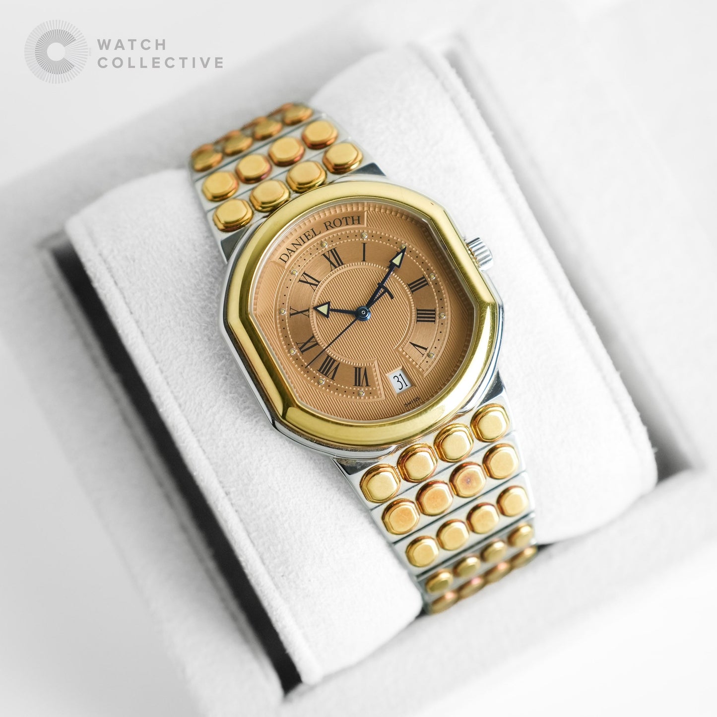 Daniel Roth Le Sentier Two toned steel and yellow gold 35.5mm automatic S177
