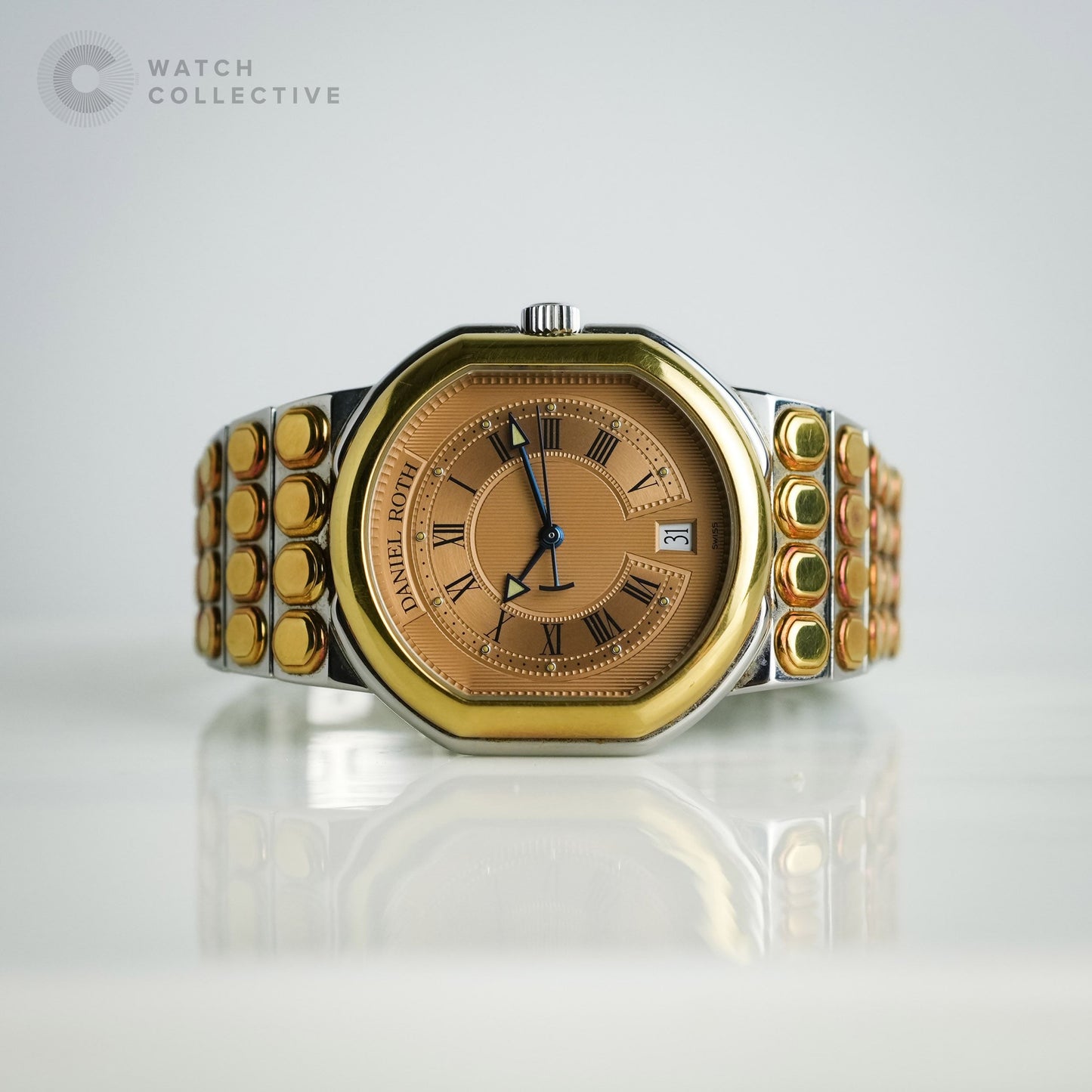 Daniel Roth Le Sentier Two toned steel and yellow gold 35.5mm automatic S177
