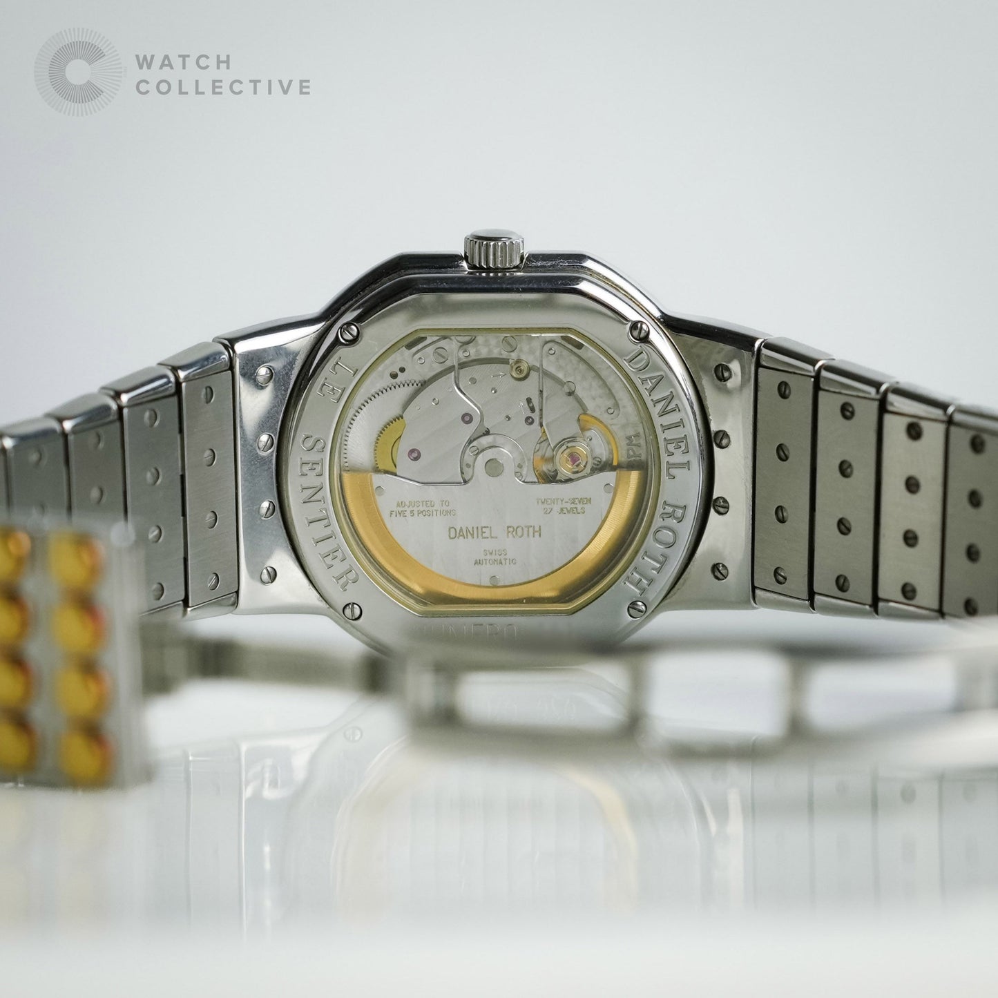 Daniel Roth Le Sentier Two toned steel and yellow gold 35.5mm automatic S177
