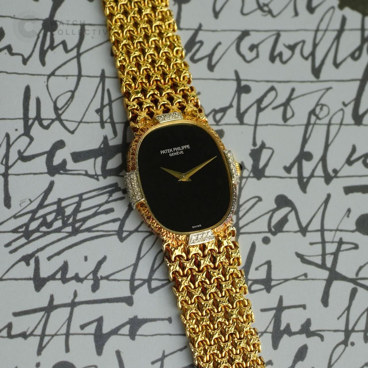 Patek Philippe Ellipse Onyx Dial with Factory Diamonds 4307 25mm