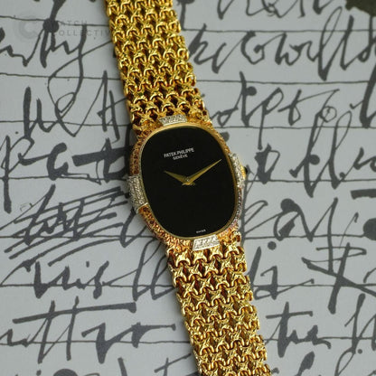 Patek Philippe Ellipse Onyx Dial with Factory Diamonds 4307 25mm